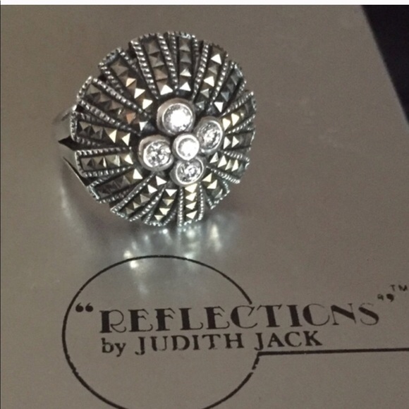 Judith Jack Marcasite Ring - Picture 9 of 9